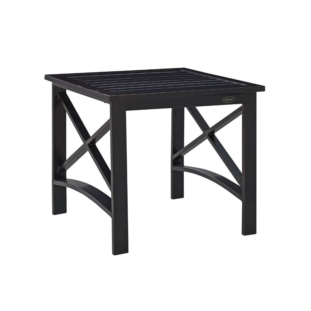 Crosley Furniture - Kaplan Side Table in Oiled Bronze - CO6208-BZ veiw 2