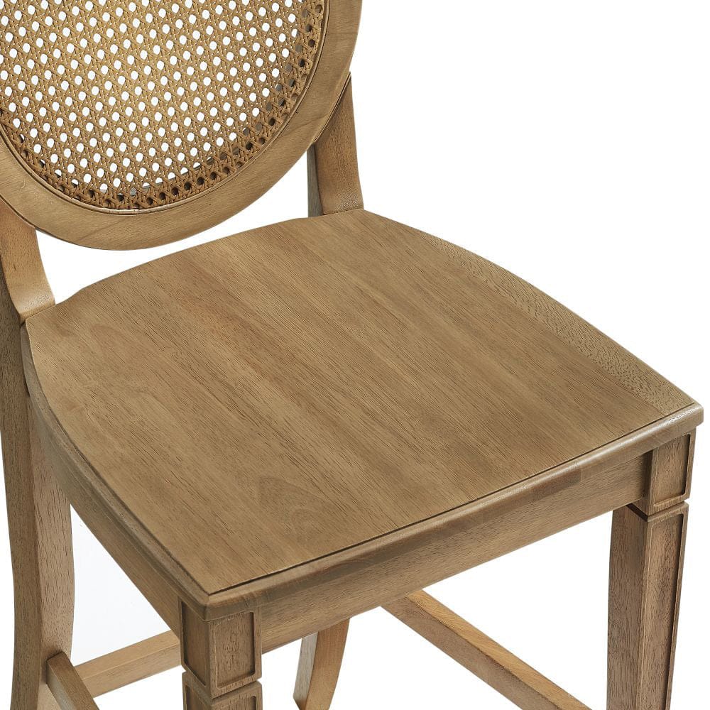 Crosley Furniture - Katia 2-Piece Cane-Back Counter Stool Set - 2 Cane-Back Counter Stools - CF503226-DW view 2