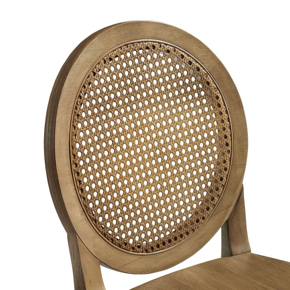 Crosley Furniture - Katia 2-Piece Cane-Back Counter Stool Set - 2 Cane-Back Counter Stools - CF503226-DW view 3
