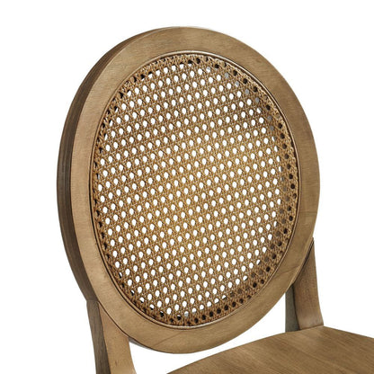 Crosley Furniture - Katia 2-Piece Cane-Back Counter Stool Set - 2 Cane-Back Counter Stools - CF503226-DW view 3