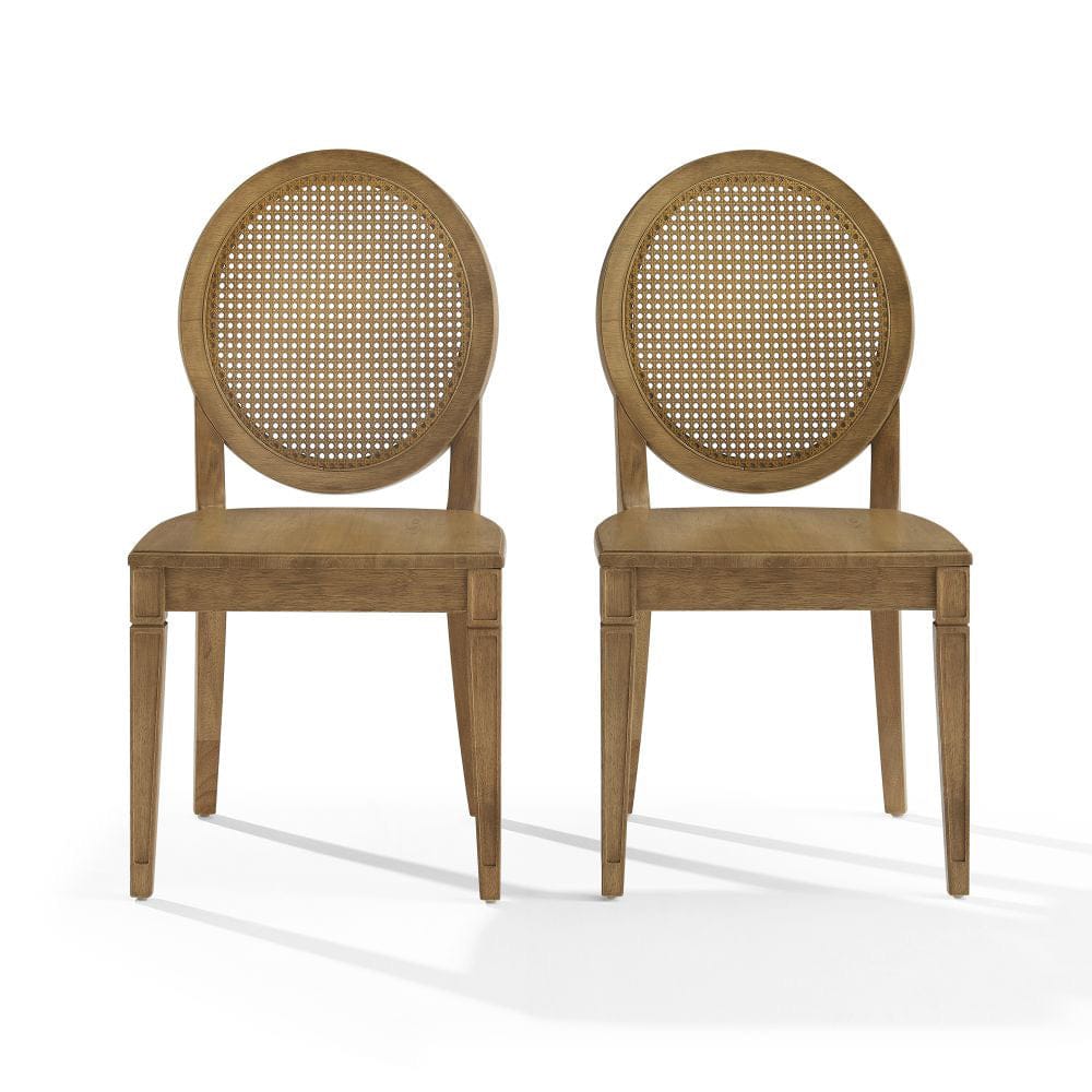 Crosley Furniture - Katia 2-Piece Cane-Back Dining Chair Set - 2 Cane-Back Chairs - CF503219-DW view 2