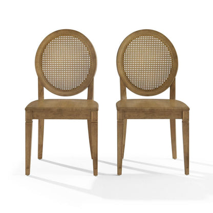 Crosley Furniture - Katia 2-Piece Cane-Back Dining Chair Set - 2 Cane-Back Chairs - CF503219-DW view 2