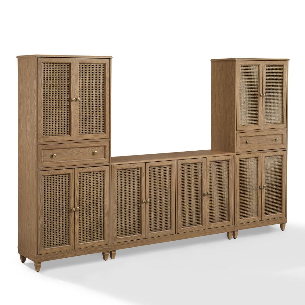 Crosley Furniture - Katia 3-Piece Sideboard And Pantry Set - Sideboard & 2 Pantries - KF33079DW view 1