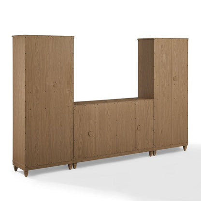 Crosley Furniture - Katia 3-Piece Sideboard And Pantry Set - Sideboard & 2 Pantries - KF33079DW view 3