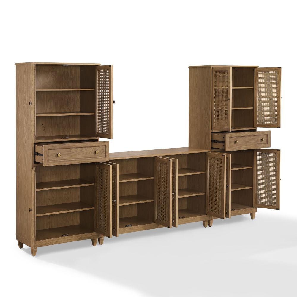 Crosley Furniture - Katia 3-Piece Sideboard And Pantry Set - Sideboard & 2 Pantries - KF33079DW view 4