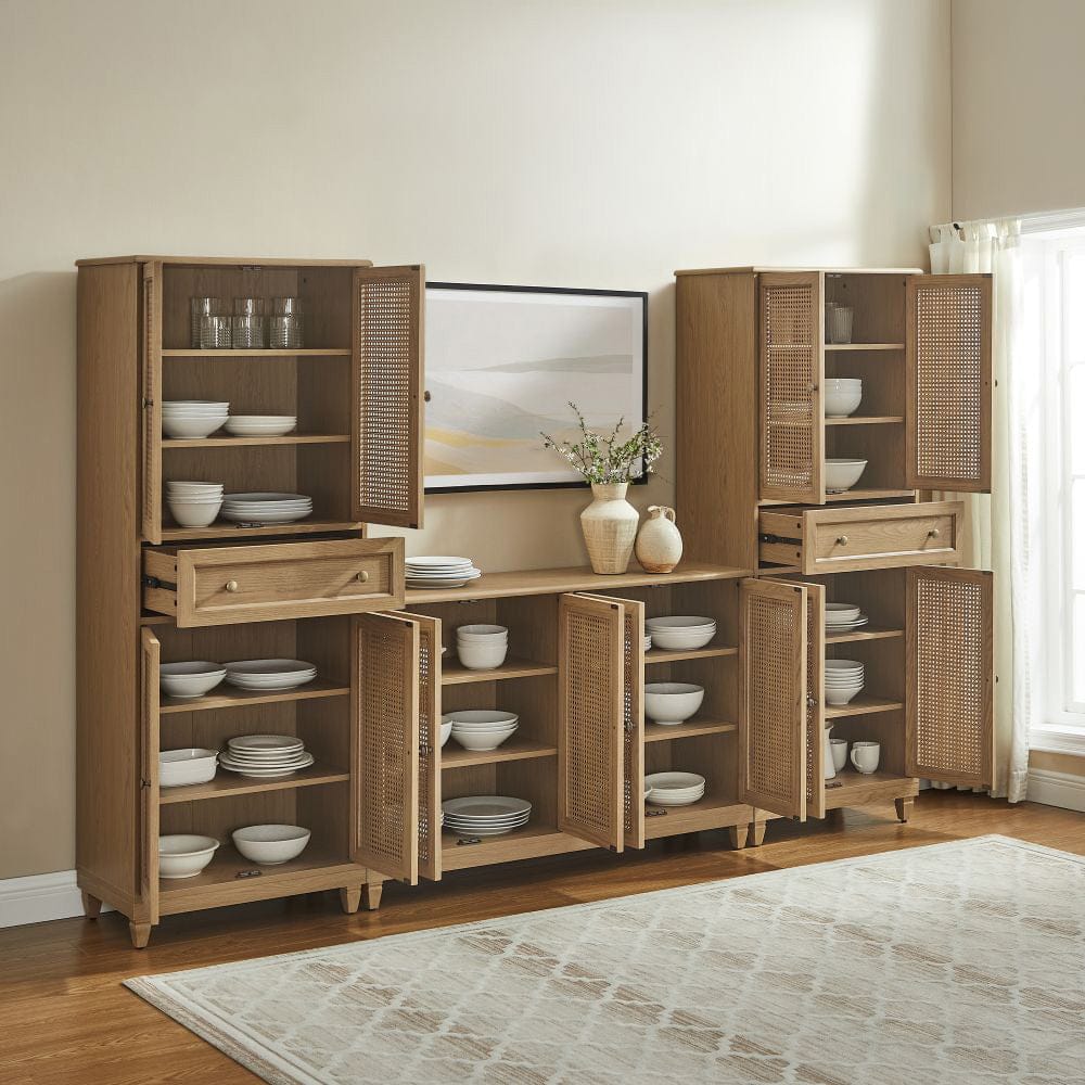 Crosley Furniture - Katia 3-Piece Sideboard And Pantry Set - Sideboard & 2 Pantries - KF33079DW view 8