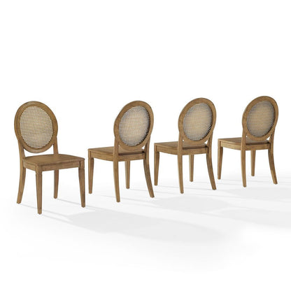 Crosley Furniture - Katia 4-Piece Cane-Back Dining Chair Set - 4 Cane-Back Chairs - KF20044DW view 1