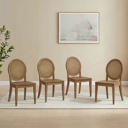 Crosley Furniture - Katia 4-Piece Cane-Back Dining Chair Set - 4 Cane-Back Chairs - KF20044DW view 7