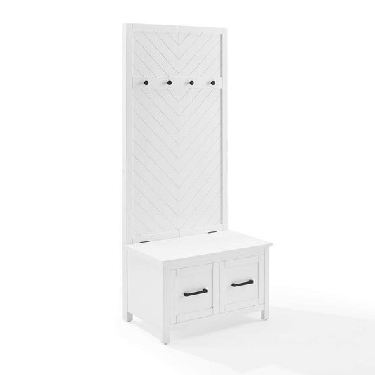 Crosley Furniture - Kayce Hall Tree White - CF6040-WH veiw 2