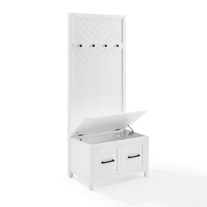 Crosley Furniture - Kayce Hall Tree White - CF6040-WH veiw 4