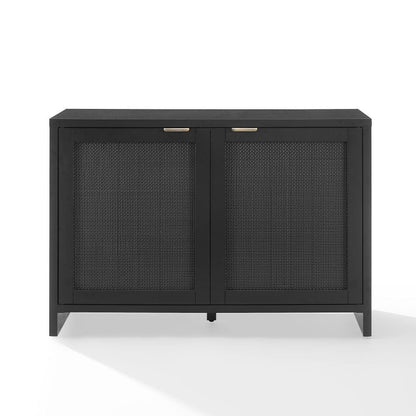 Crosley Furniture - Kenji Record Player Cabinet With Vinyl Storage - CF1146-BK view 3