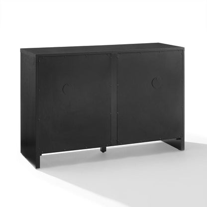 Crosley Furniture - Kenji Record Player Cabinet With Vinyl Storage - CF1146-BK view 4
