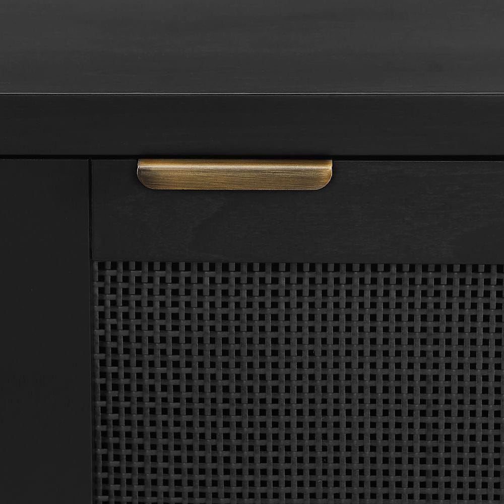 Crosley Furniture - Kenji Record Player Cabinet With Vinyl Storage - CF1146-BK view 0