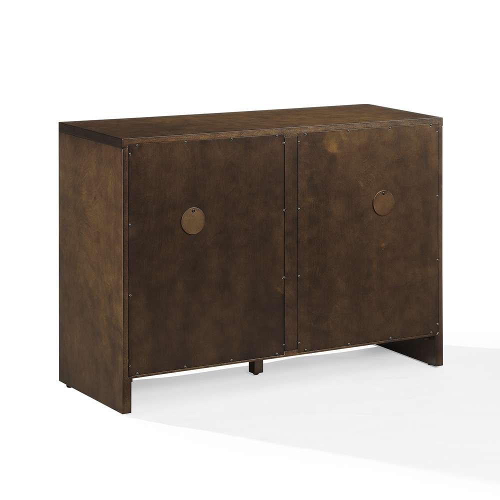 Crosley Furniture - Kenji Record Storage Media Console Dark Brown - CF1146-BR veiw 10