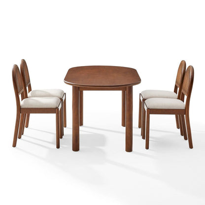 Crosley Furniture - Kennedy 5-Piece Dining Table Set For 4 - Table & 4 Chairs - KF20048WA-CR view 3