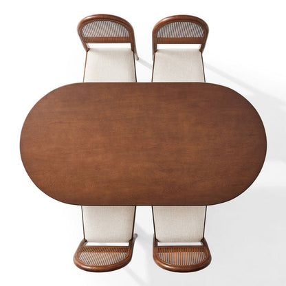 Crosley Furniture - Kennedy 5-Piece Dining Table Set For 4 - Table & 4 Chairs - KF20048WA-CR view 4