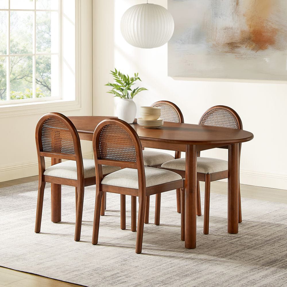 Crosley Furniture - Kennedy 5-Piece Dining Table Set For 4 - Table & 4 Chairs - KF20048WA-CR view 7