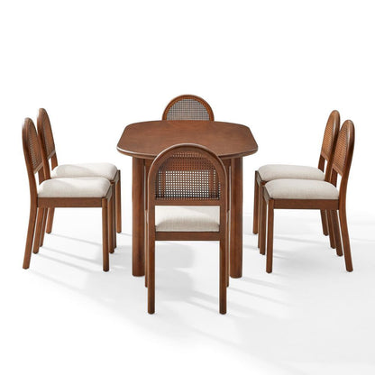 Crosley Furniture - Kennedy 7-Piece Dining Table Set For 6 - Table & 6 Chairs - KF20049WA-CR view 3