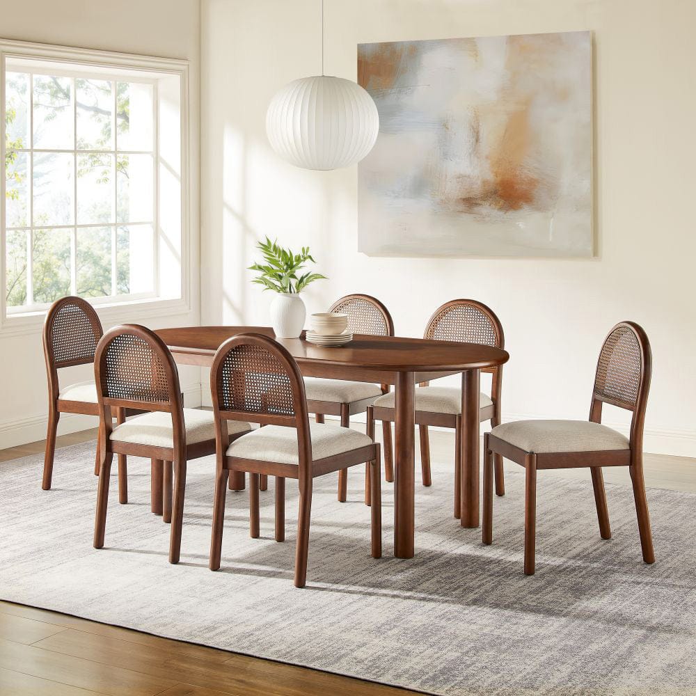 Crosley Furniture - Kennedy 7-Piece Dining Table Set For 6 - Table & 6 Chairs - KF20049WA-CR view 6