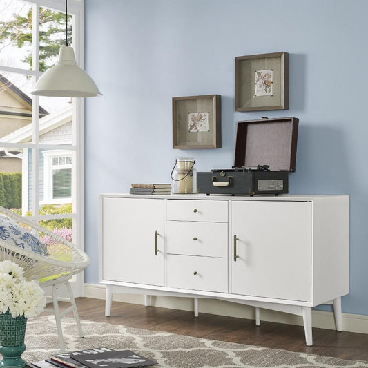 Crosley Furniture - Landon Buffet - CF1107-WH veiw 2