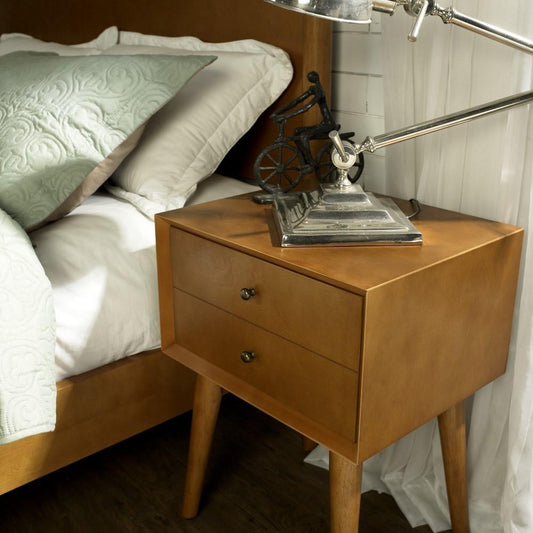 Crosley Furniture - Landon Night Stand in Acorn - CF9401-AC veiw 2