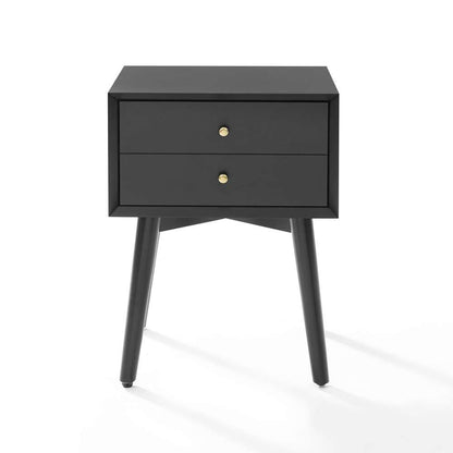 Crosley Furniture - Landon Night Stand Matte Black - CF9401-MB veiw 3