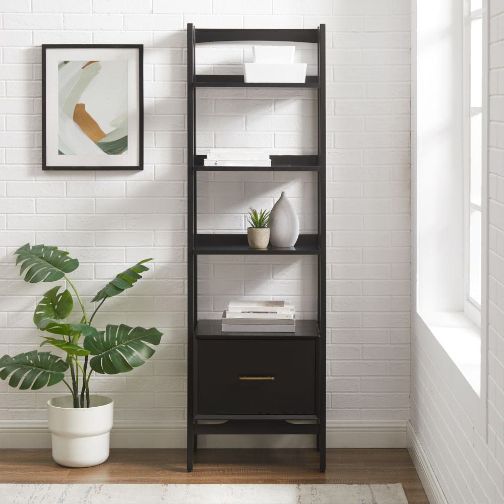Crosley Furniture - Landon Small Etagere Bookcase - CF1109-MB view 9