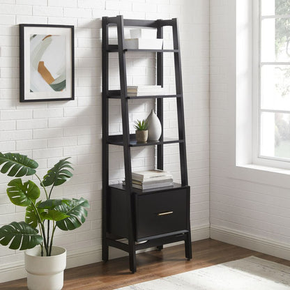 Crosley Furniture - Landon Small Etagere Bookcase - CF1109-MB view 0