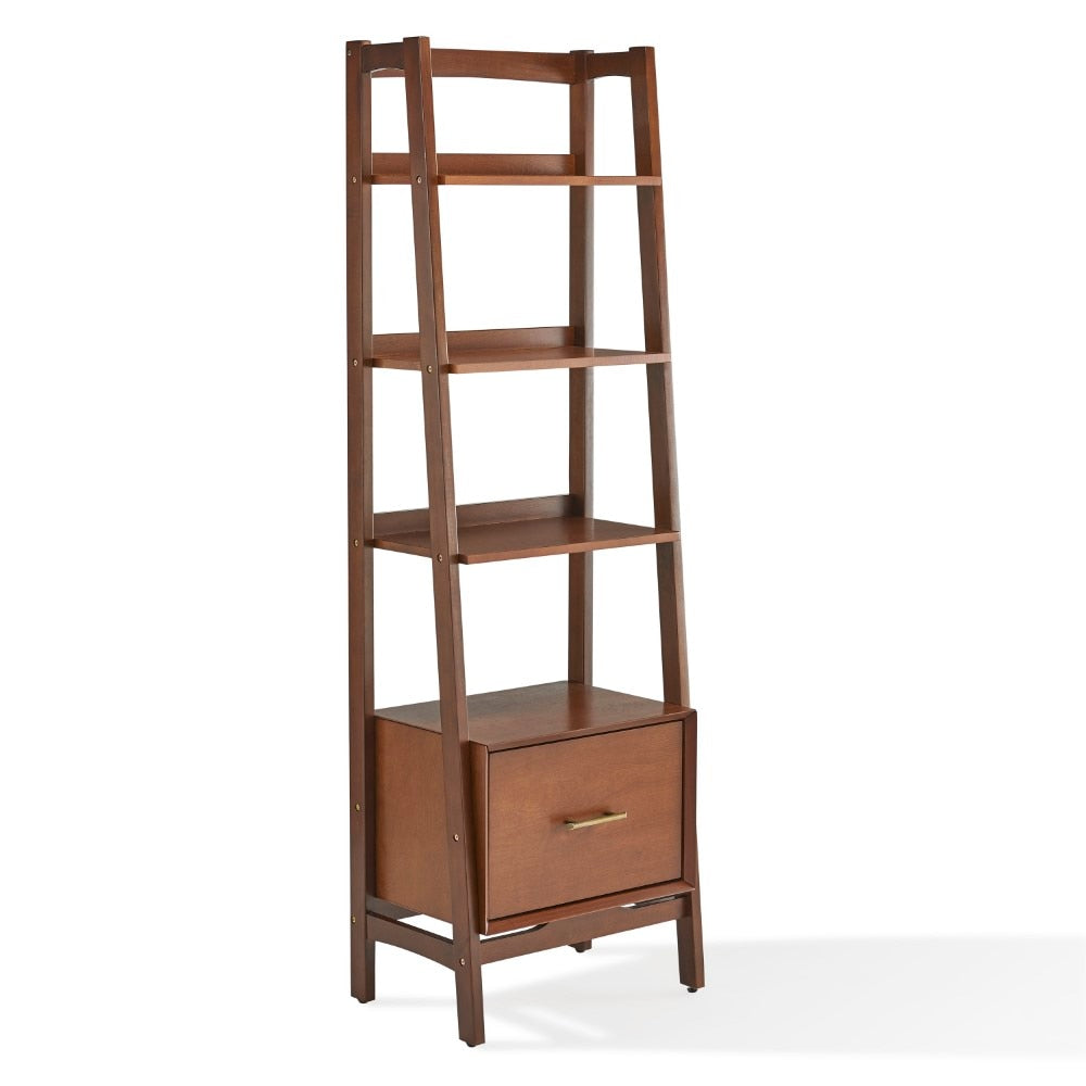 Crosley Furniture - Landon Small Etagere Mahogany - CF1109-MA veiw 1