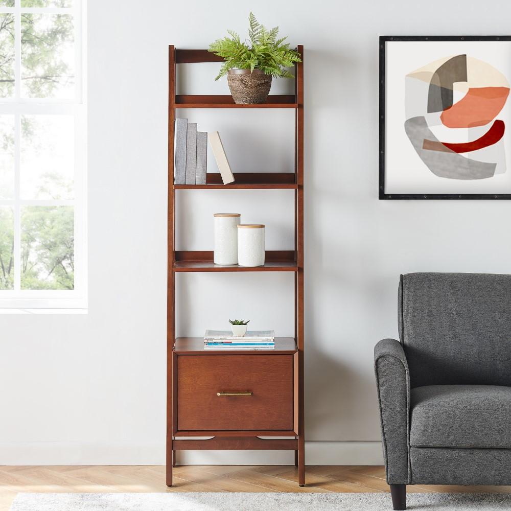 Crosley Furniture - Landon Small Etagere Mahogany - CF1109-MA veiw 6