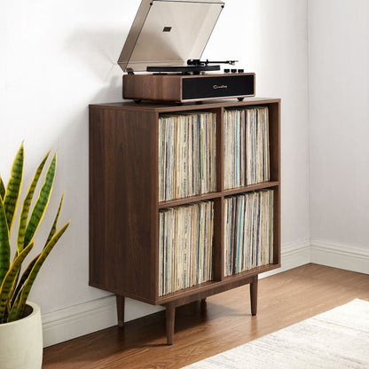 Crosley Furniture - Liam 4 Cube Record Player Stand With Vinyl Storage - CF1131-WA view 1