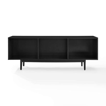 Crosley Furniture - Liam Large Record Storage Console Cabinet Black - CF1115-BK veiw 3