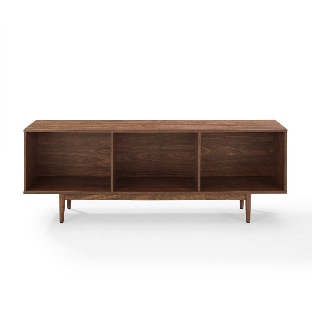 Crosley Furniture - Liam Large Record Storage Console Cabinet Walnut - CF1115-WA veiw 2