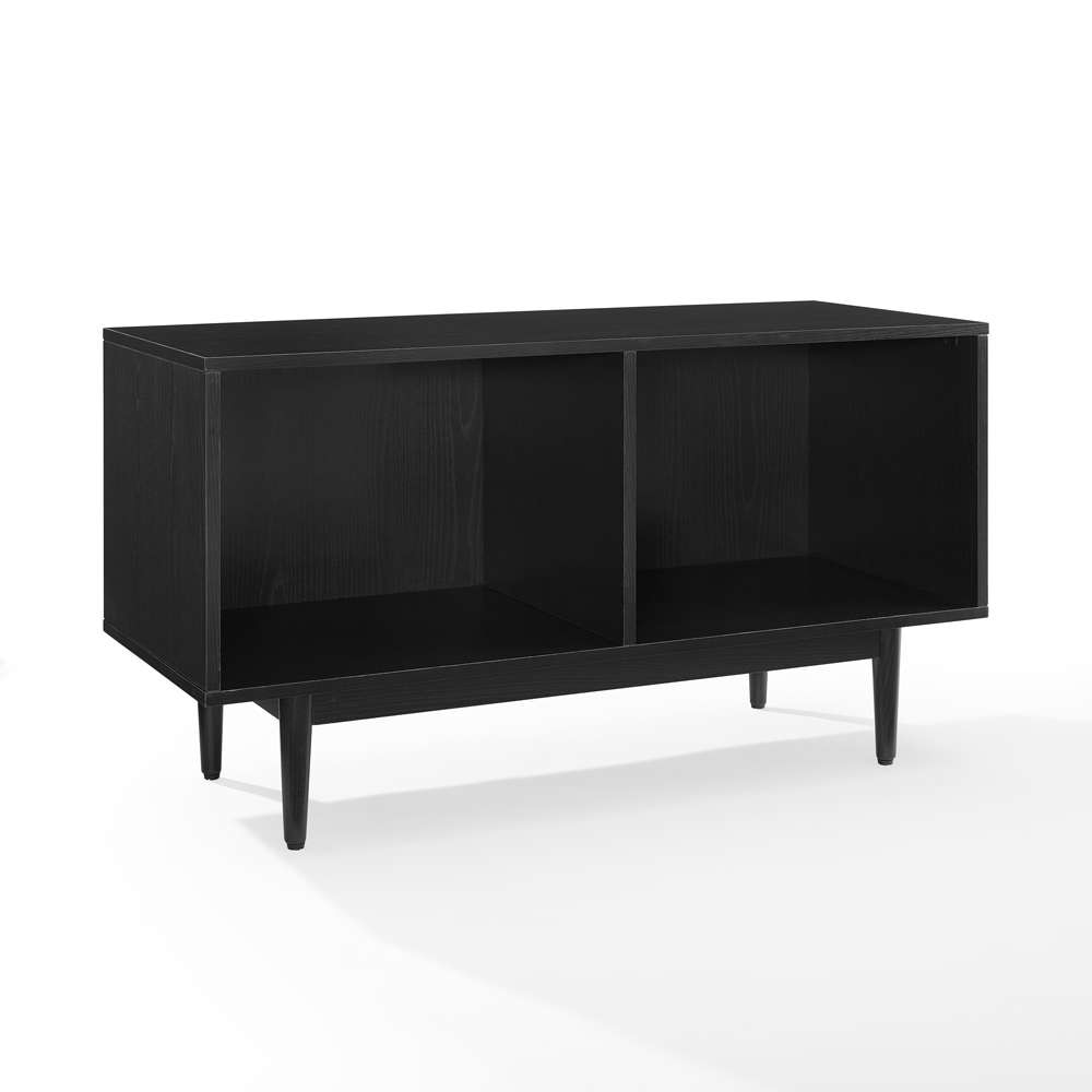 Crosley Furniture - Liam Medium Record Storage Console Cabinet Black - CF1116-BK veiw 2
