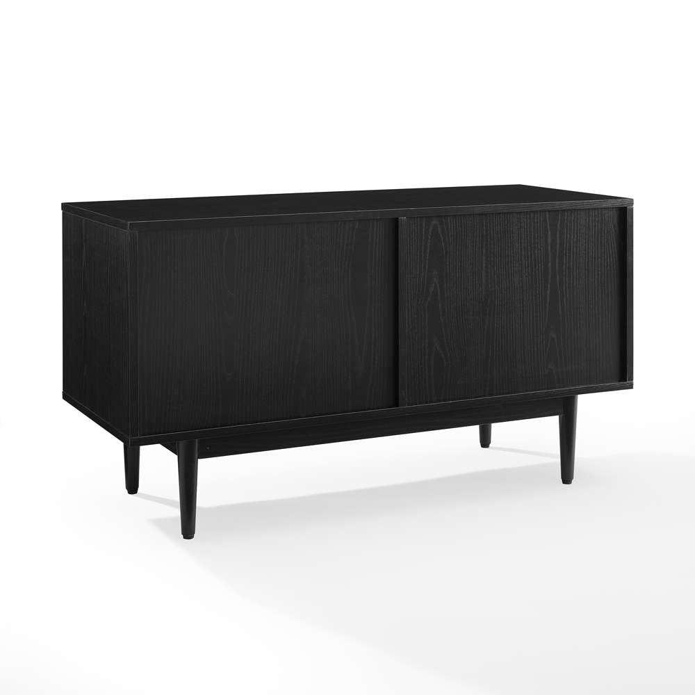 Crosley Furniture - Liam Medium Record Storage Console Cabinet Black - CF1116-BK veiw 4