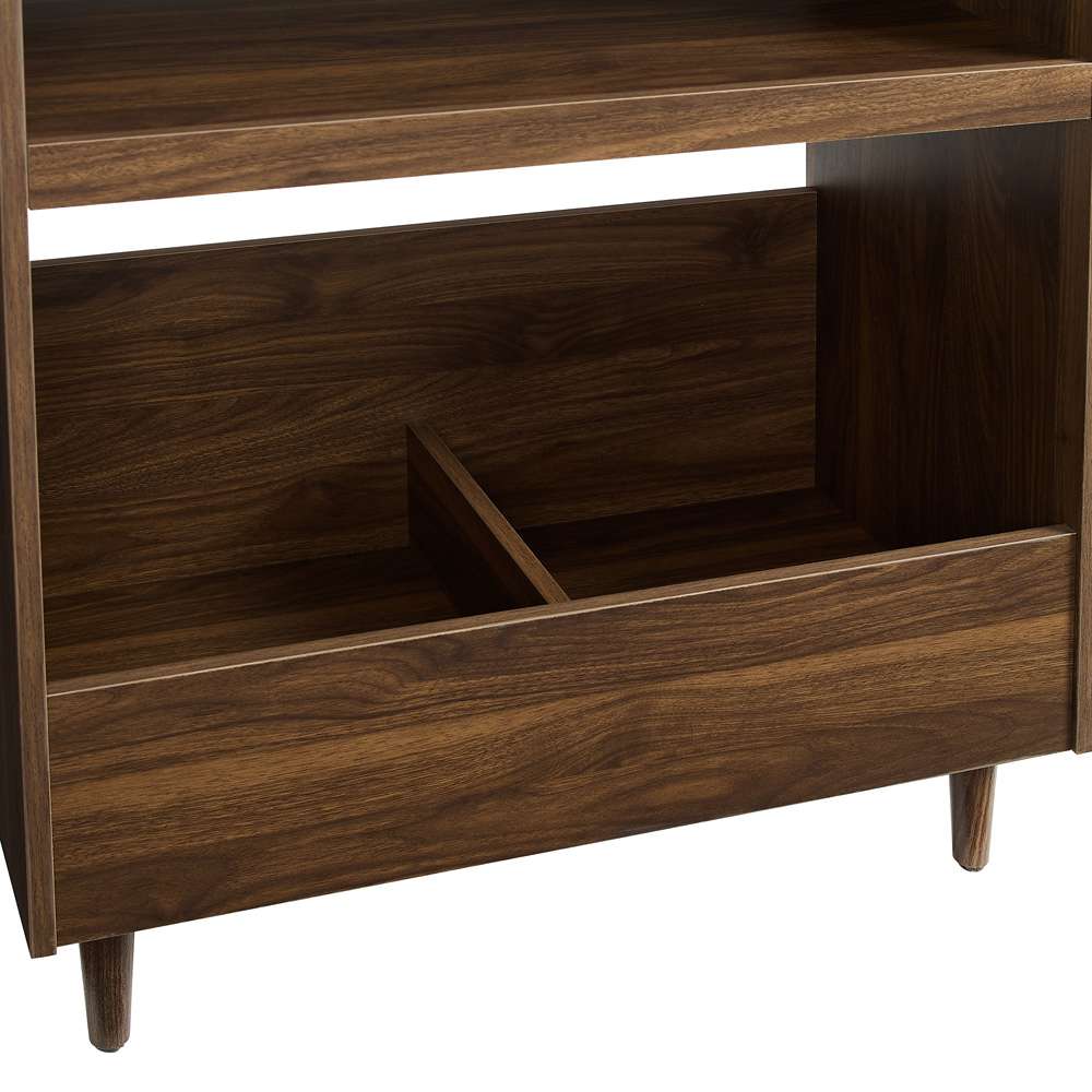 Crosley Furniture - Liam Record Player Stand Walnut - CF1125-WA veiw 8