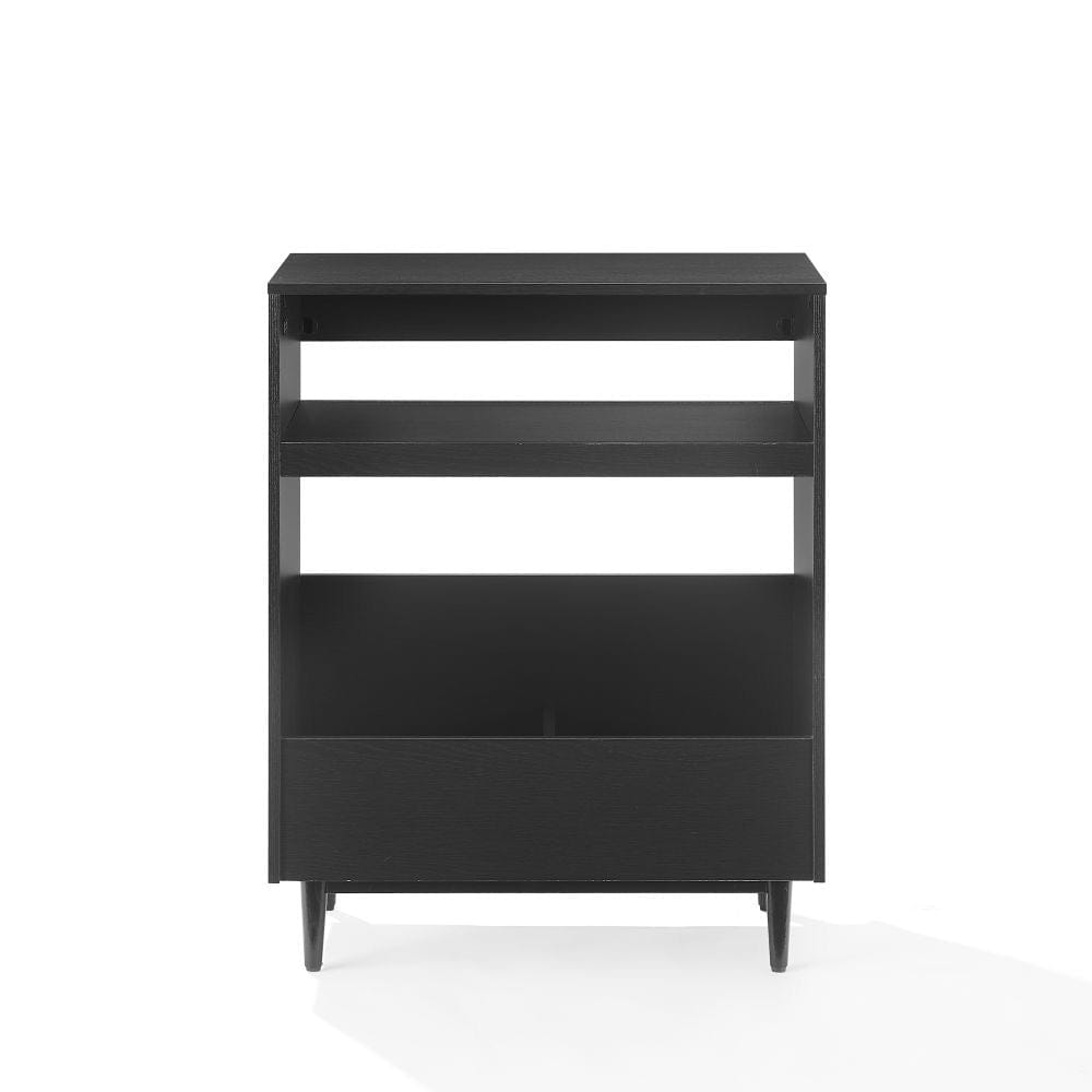 Crosley Furniture - Liam Record Player Stand With Vinyl Storage - CF1125-BK view 3