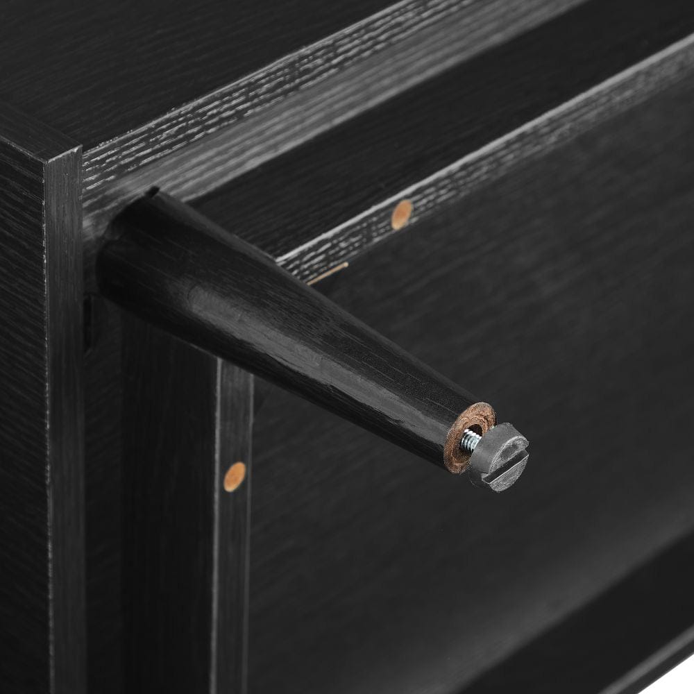Crosley Furniture - Liam Record Player Stand With Vinyl Storage - CF1125-BK view 8