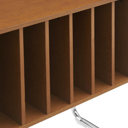 Crosley Furniture - Lily Record Player Stand With Vinyl Storage - CF1180-WA view 4