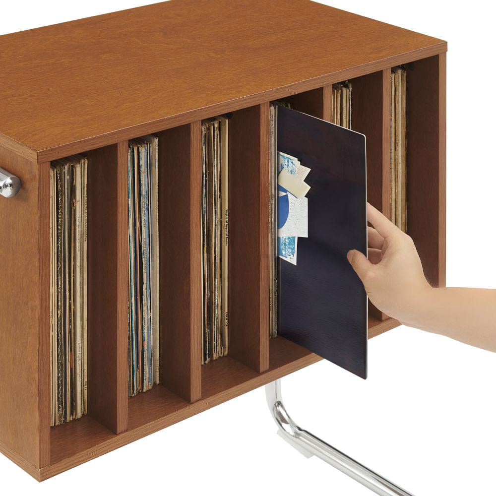 Crosley Furniture - Lily Record Player Stand With Vinyl Storage - CF1180-WA view 5