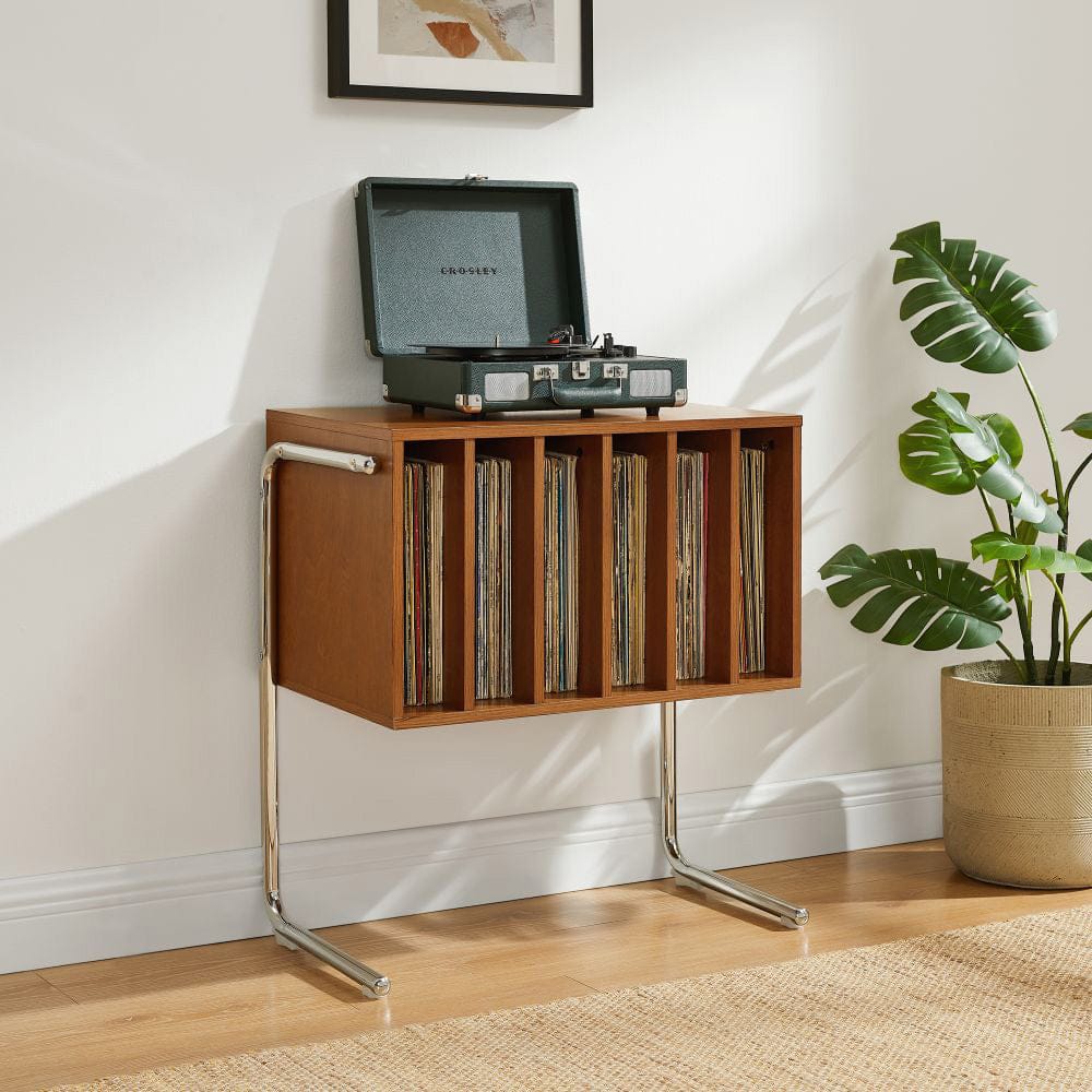Crosley Furniture - Lily Record Player Stand With Vinyl Storage - CF1180-WA view 0