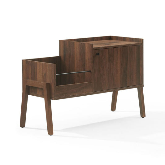 Crosley Furniture - Luna Record Player Cabinet With Vinyl Storage - CF1185-WA view 2