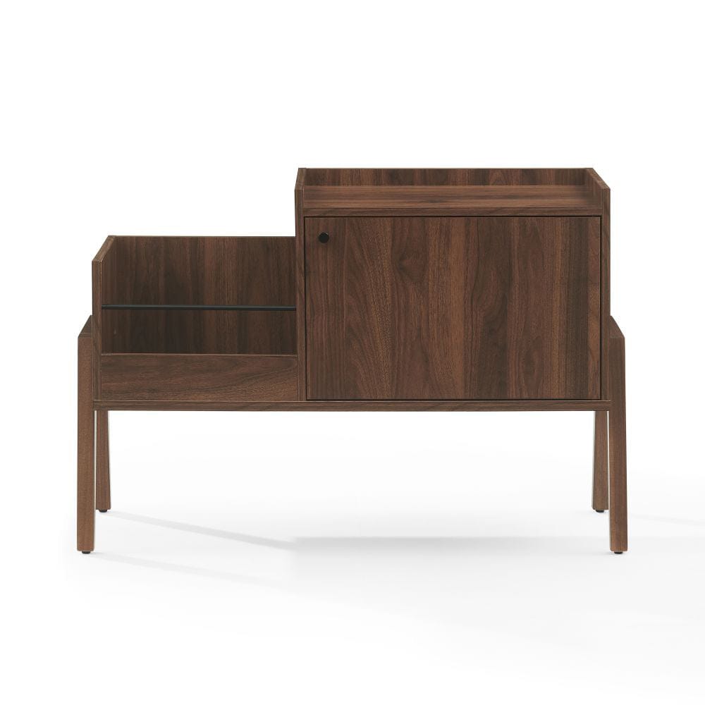 Crosley Furniture - Luna Record Player Cabinet With Vinyl Storage - CF1185-WA view 3