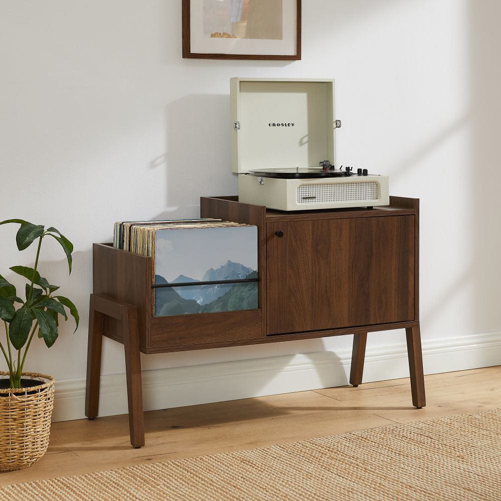 Crosley Furniture - Luna Record Player Cabinet With Vinyl Storage - CF1185-WA view 6