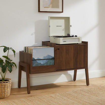 Crosley Furniture - Luna Record Player Cabinet With Vinyl Storage - CF1185-WA view 6