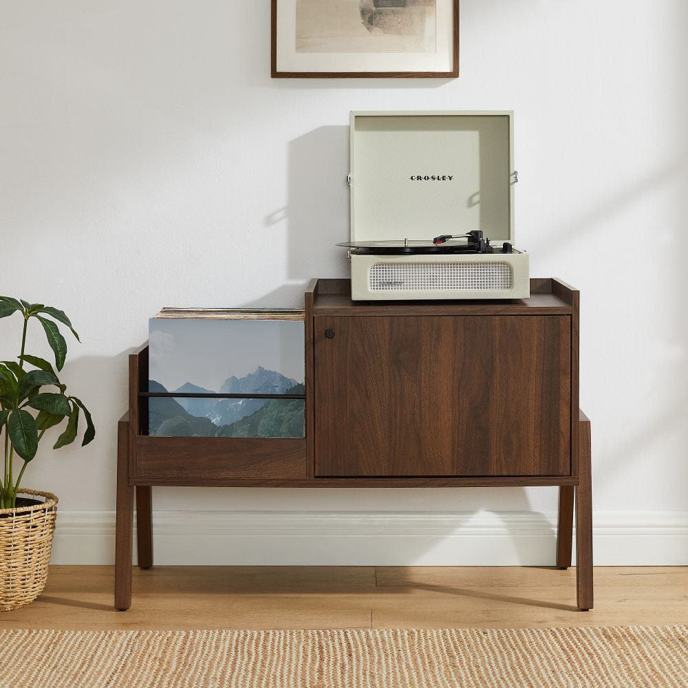 Crosley Furniture - Luna Record Player Cabinet With Vinyl Storage - CF1185-WA view 7