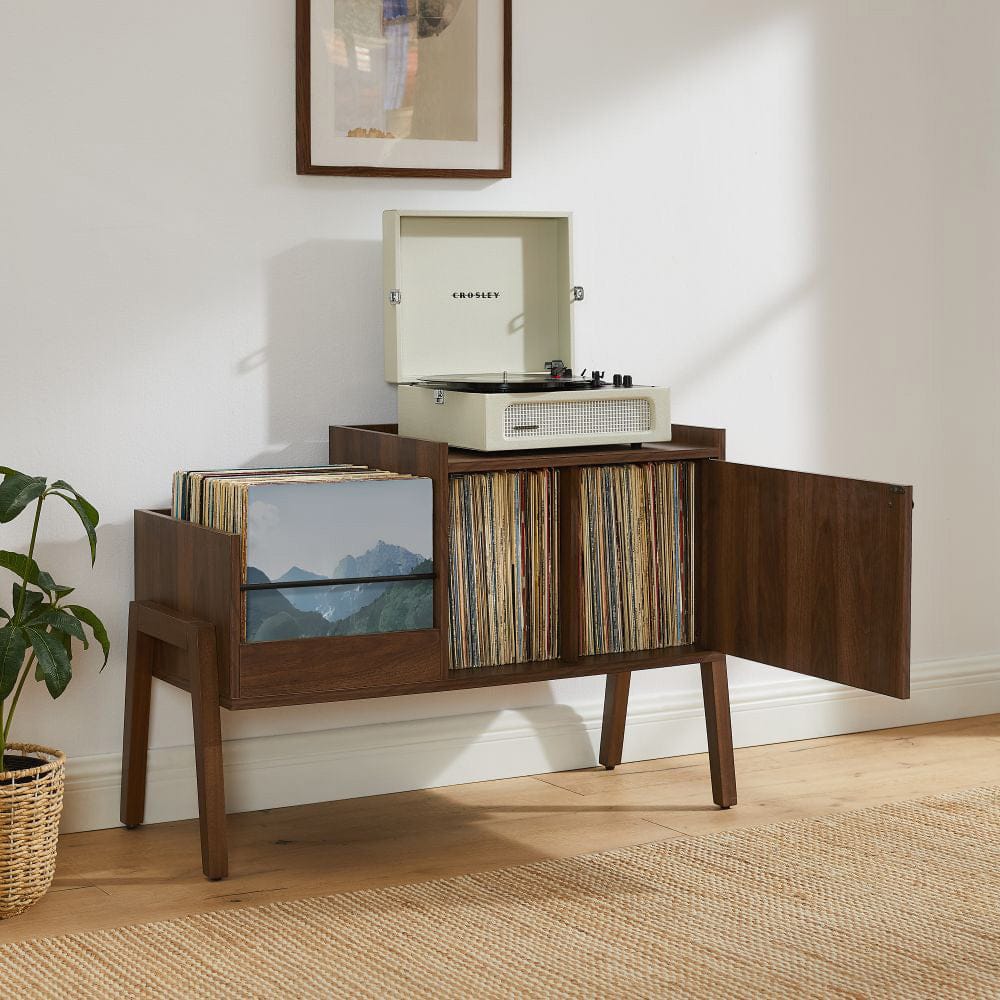 Crosley Furniture - Luna Record Player Cabinet With Vinyl Storage - CF1185-WA view 8