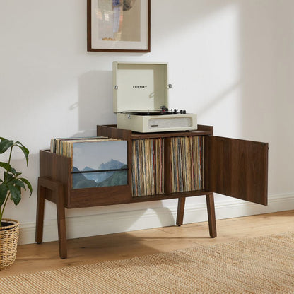 Crosley Furniture - Luna Record Player Cabinet With Vinyl Storage - CF1185-WA view 8