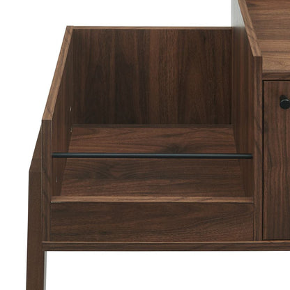 Crosley Furniture - Luna Record Player Cabinet With Vinyl Storage - CF1185-WA view 4