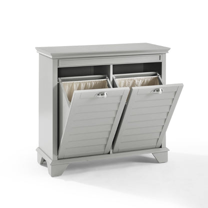 Crosley Furniture - Lydia Linen Hamper Gray - CF7003-GY veiw 4